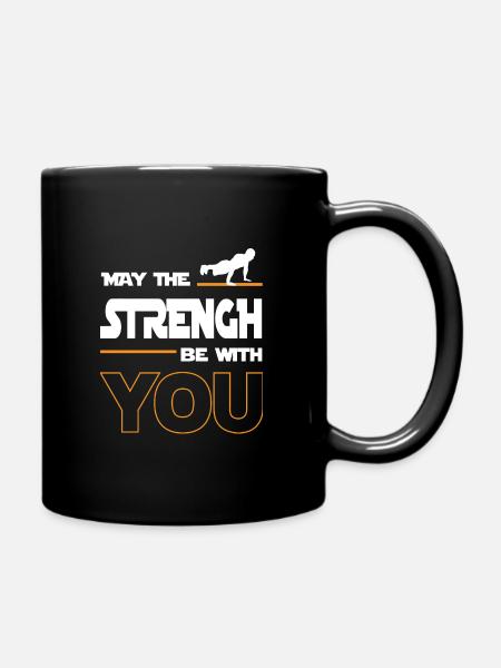 Star-Wars Fitness - Tasse einfarbig - Schwarz