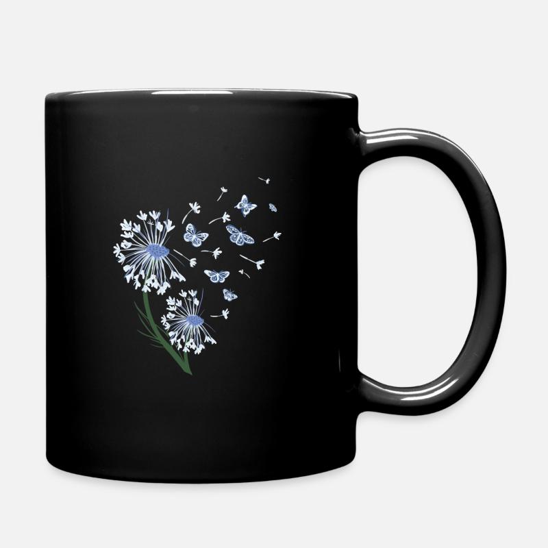 Cottagecore Aesthetic Pissenlit - Mug uni - noir