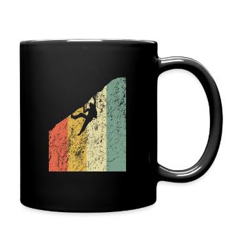 Klettern Bouldern Geschenk Climbing Bergsteigen - Mug uni - noir - Droite