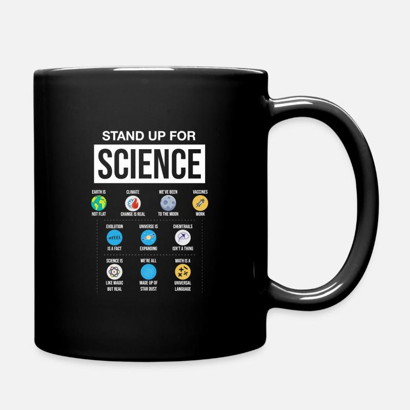 Wissenschaft Klimawandel Geschenk Science Impfen - Tasse einfarbig - Schwarz
