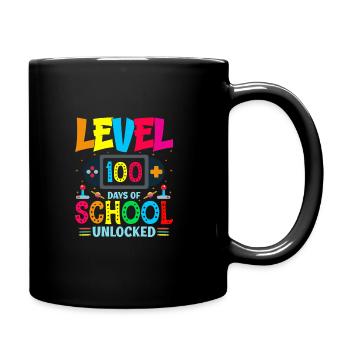 100 jours d’école débloqué Élève garçon fille - Mug uni - noir - Droite