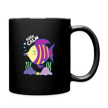 keep calm - Full Colour Mug - black - Right