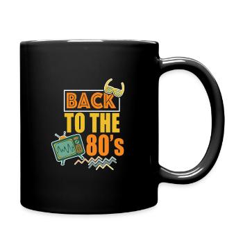 Back To The 80s - Full Colour Mug - black - Right