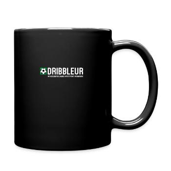 Dribbler - For the kings of dribbling in football - Full Colour Mug - black - Right