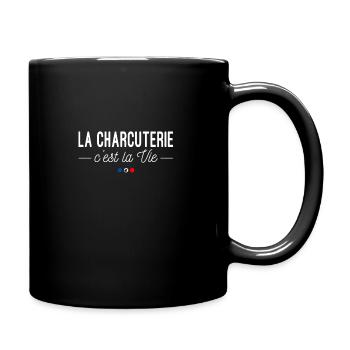 Charcuterie ist Leben! Charcuterie-Fans - Tasse einfarbig - Schwarz - Rechts