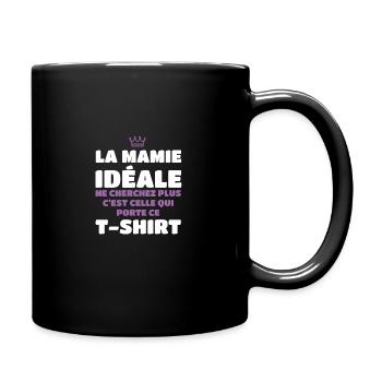 The ideal granny look no further is me - Full Colour Mug - black - Right