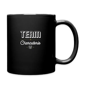 Team Charcuterie, für Charcuterie-Fans - Tasse einfarbig - Schwarz - Rechts
