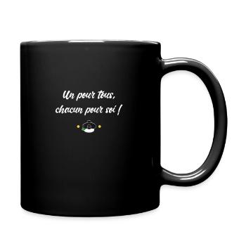 One for all, every man for himself! Replica - Full Colour Mug - black - Right