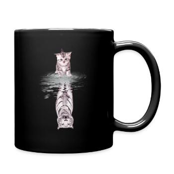 Be Strong - Tasse einfarbig - Schwarz - Rechts