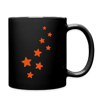 stars - Tasse einfarbig - Schwarz - Rechts