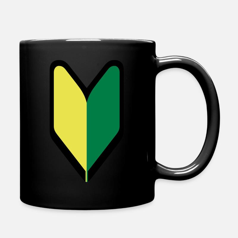 Wakaba Shoshinsha Mark - Full Colour Mug - black
