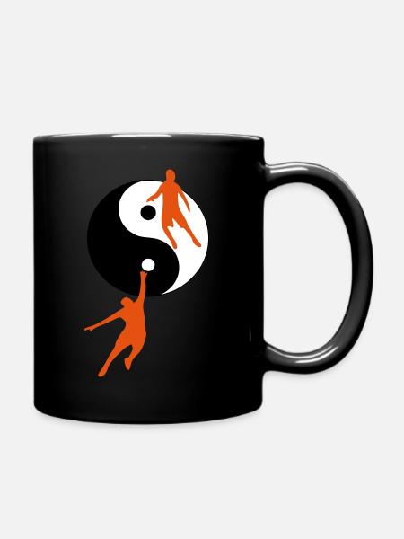 Basketballspieler - Tasse einfarbig - Schwarz
