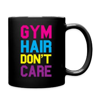 Gym - Tasse einfarbig - Schwarz - Rechts