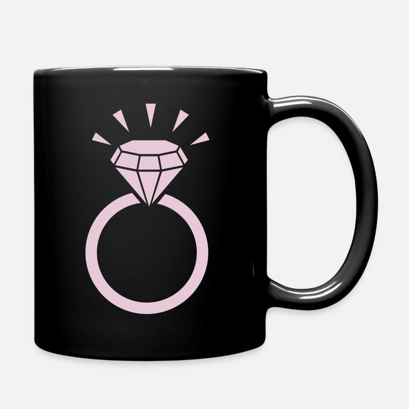 Ring - Tasse einfarbig - Schwarz