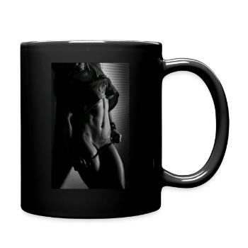 sexy body - Tasse einfarbig - Schwarz - Rechts