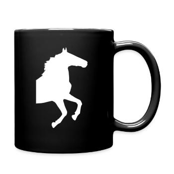Cheval Équitation Équestre Animaux Reitverein Cadeau - Mug uni - noir - Droite