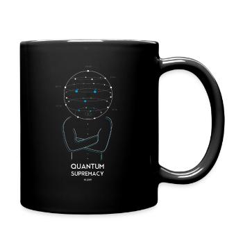 Quantum Supremacy 2019 - Quanten-Überlegenheit - Tasse einfarbig - Schwarz - Rechts