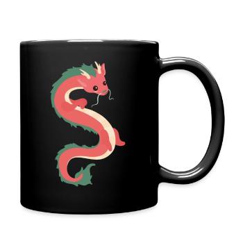 Dragon chinois - Mug uni - noir - Droite