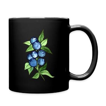 myrtilles - Mug uni - noir - Droite
