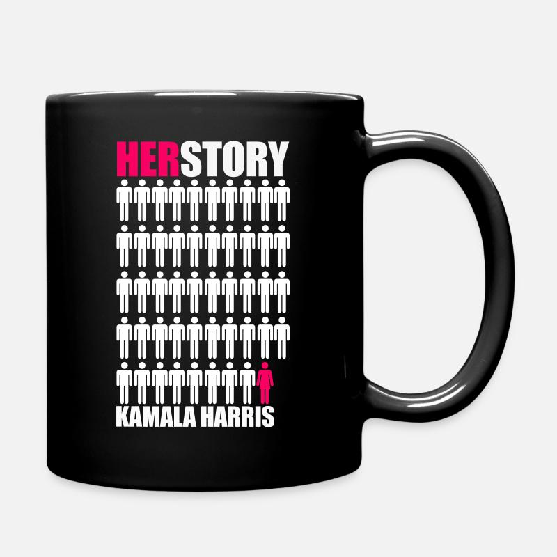 Kamala Harris - Full Colour Mug - black