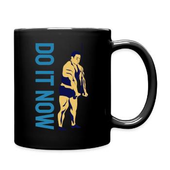 Fitness Do it now - Tasse einfarbig - Schwarz - Rechts