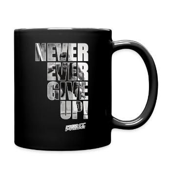 FIGHT PRIDE - NEVER EVER GIVE UP (2021) - Full Colour Mug - black - Right