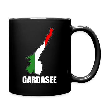 Lake Garda Holidays Italy - Full Colour Mug - black - Right