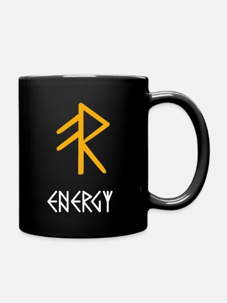 Un Rune viking de l’énergie - Mug uni - noir