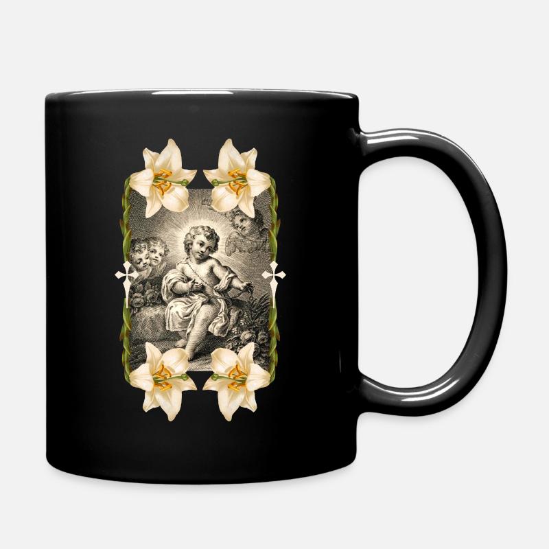 Kind-Jesus, Christkind, Jesus Christus - Tasse einfarbig - Schwarz