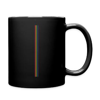 Pride Stripes - Tasse einfarbig - Schwarz - Rechts