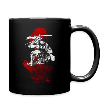 Samouraï Guerrier Japonais Manga Cadeau Anime - Mug uni - noir - Droite