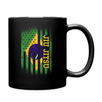 Kampfkunst Brazilien Jiu-jitsu brazilian jiu jitsu - Tasse einfarbig - Schwarz - Rechts