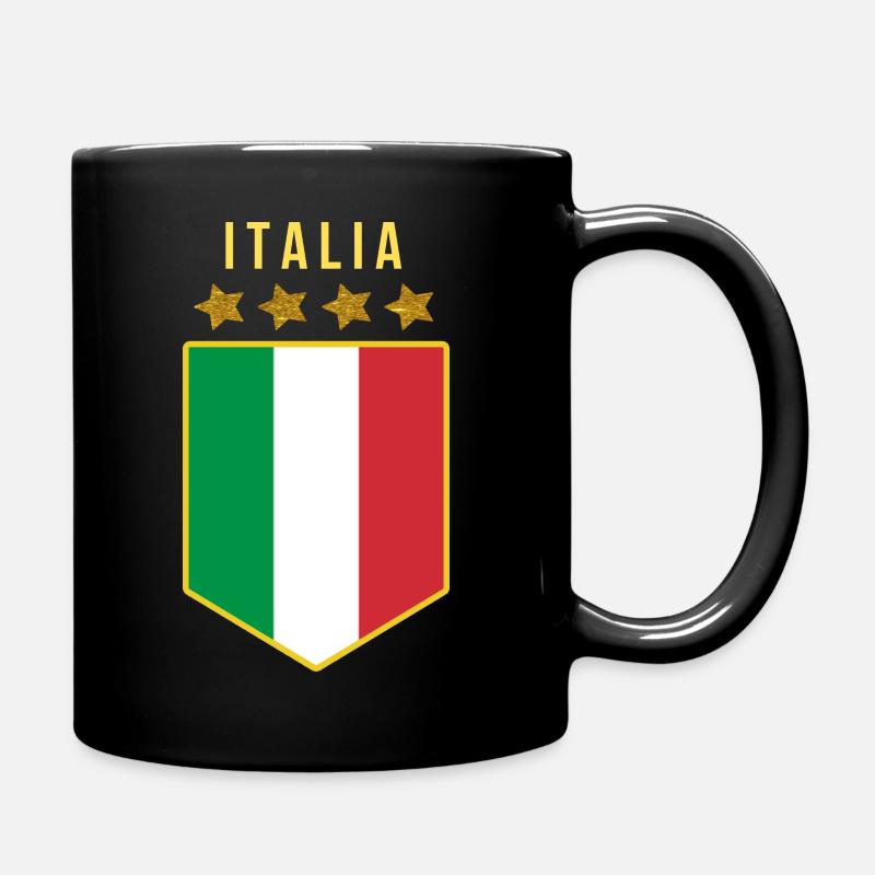 Italie Jersey FORZA AZZURI 2021 - Mug uni - noir