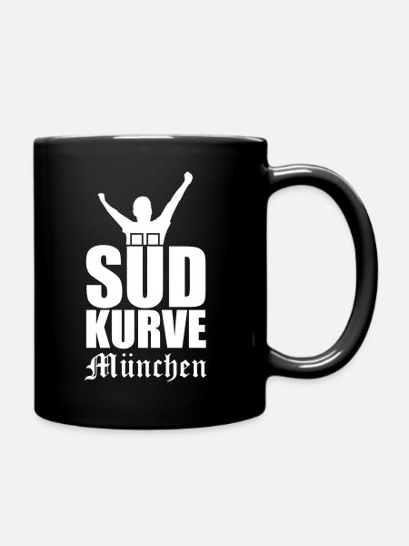 Südkurve München Fan - Tasse einfarbig - Schwarz