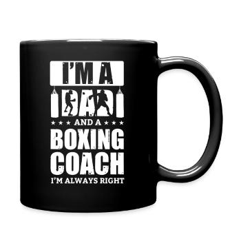 Boxing Boxer Boxer Boxing Match Boxing Training - Full Colour Mug - black - Right