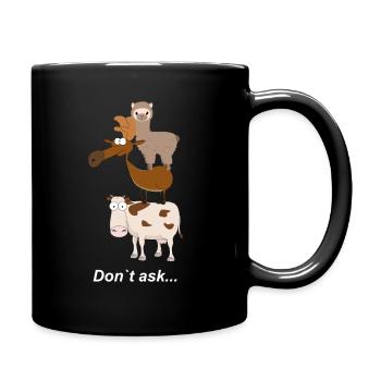 Animal Pyramid - Full Colour Mug - black - Right