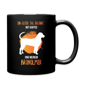 Broholmer - Tasse einfarbig - Schwarz - Rechts