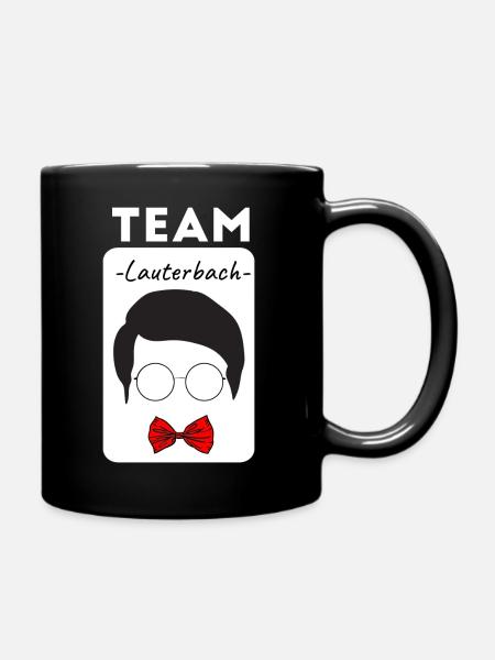 Team Lauterbach - Tasse einfarbig - Schwarz