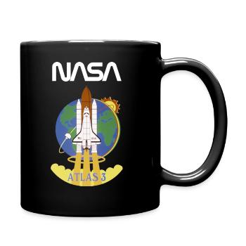 NASA Atlas 3 Mission Space Shuttle - Tasse einfarbig - Schwarz - Rechts