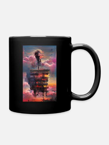 Skyskraper - Mug uni - noir