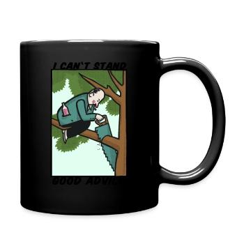 de bons conseils - Mug uni - noir - Droite