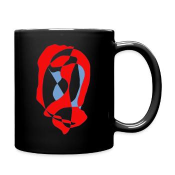 Art of Life - Tasse einfarbig - Schwarz - Rechts