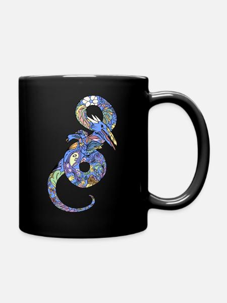 Dracan peace - Mug uni - noir