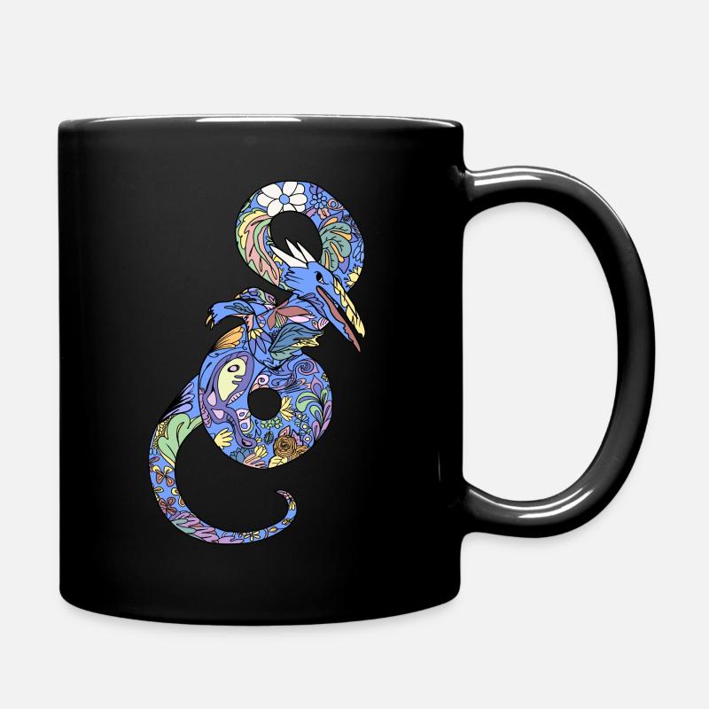Dracan peace - Full Colour Mug - black
