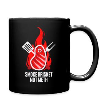 POITRINE DE FUMÉE PAS DE MÉTHAMPHÉTAMINE - Mug uni - noir - Droite