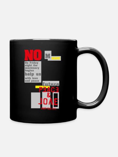 No Magic - Tasse einfarbig - Schwarz