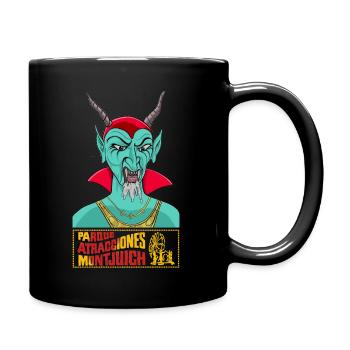 Dämon mit Logo von Toni Lirio/Jordi 3D - Tasse einfarbig - Schwarz - Rechts