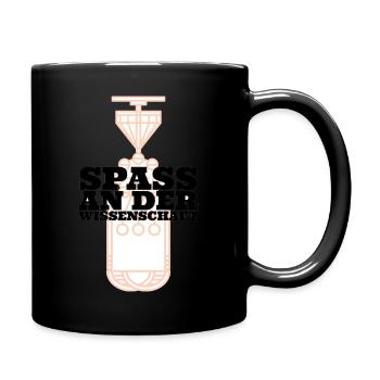 Spass an der Wissenschaft - Tasse einfarbig - Schwarz - Rechts