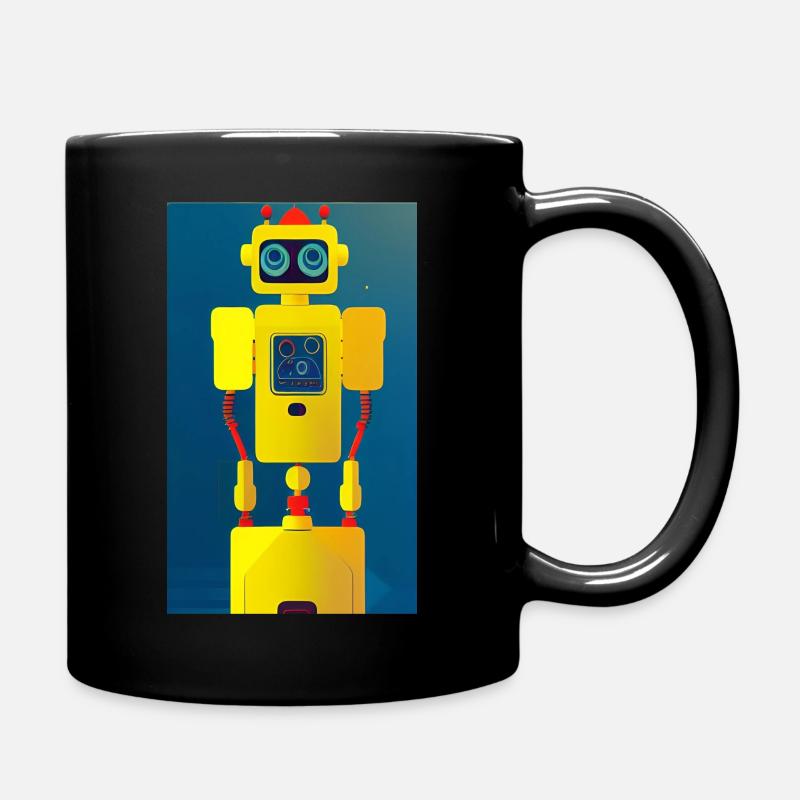 Robot futuriste - Mug uni - noir