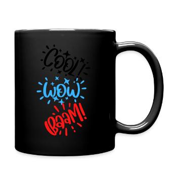 Baby sayings Baby clothes Children's clothing - Full Colour Mug - black - Right